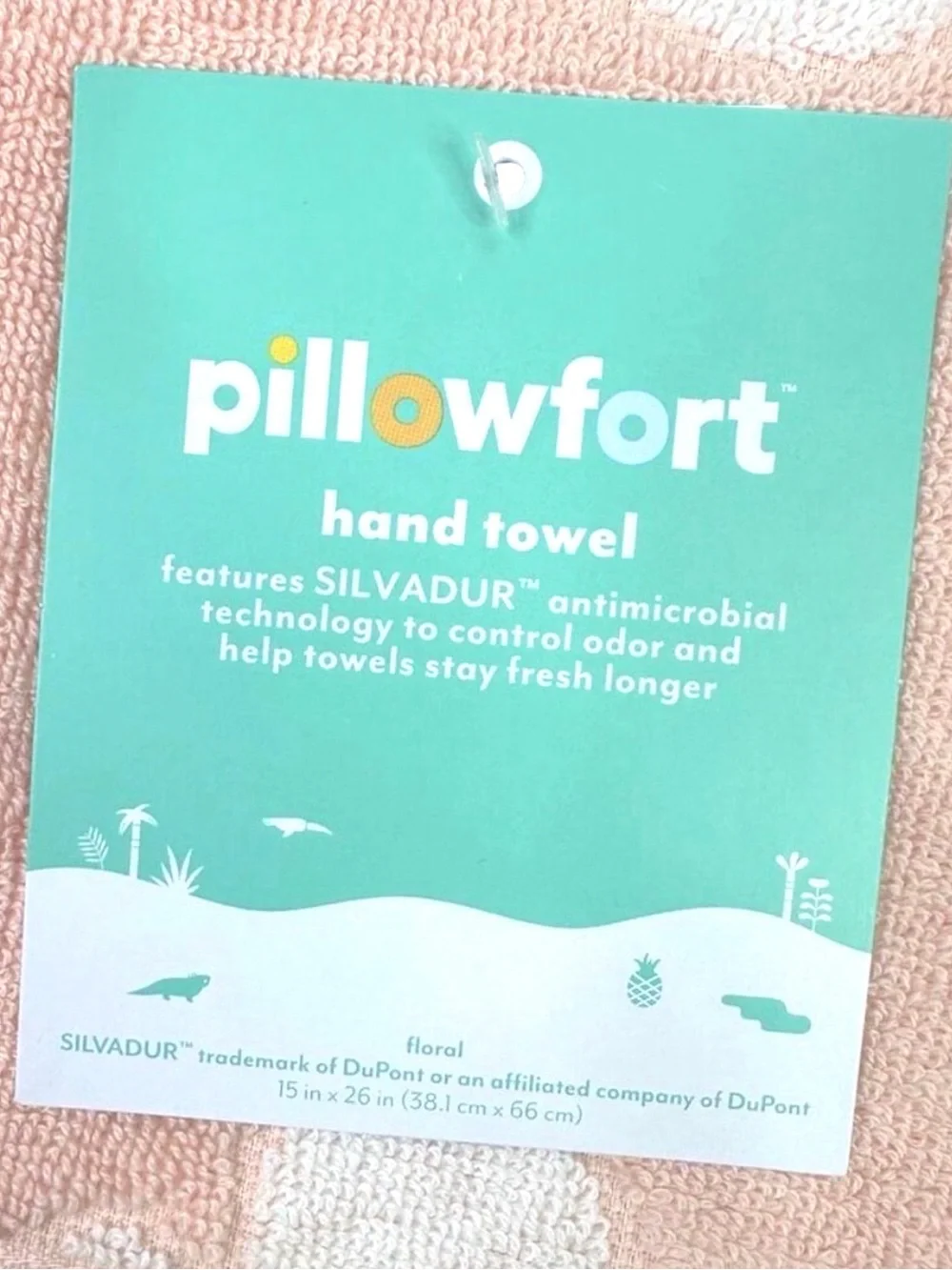 Pillowfort Flower Power Hand Towels - 6 Count - 15” x 26”